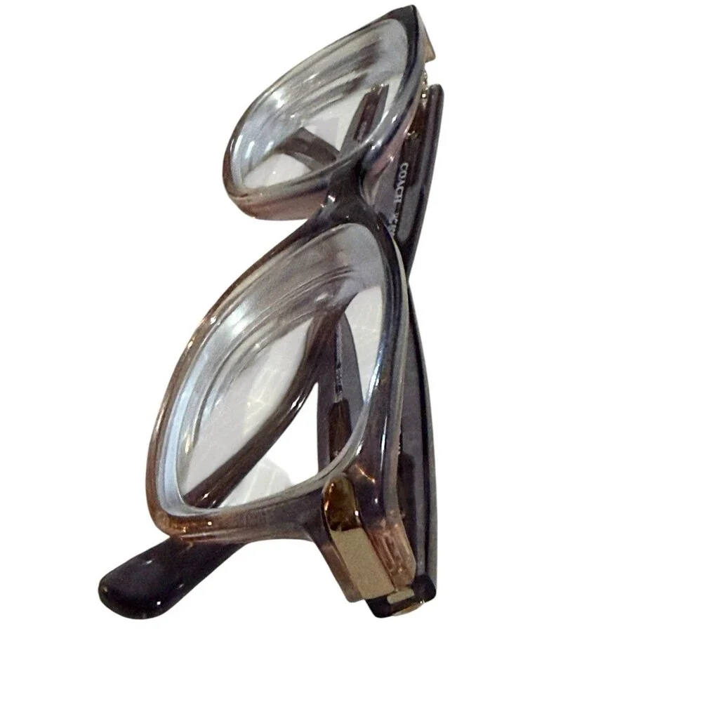 Coach HC6065 5554 51-17-135 Simmer Violet Peach Gradient Eyeglasses Frame SZ98